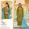 R 1614 By Shree Fabs Organza Embroidery Pakistani Readymade Suits Wholesale Price