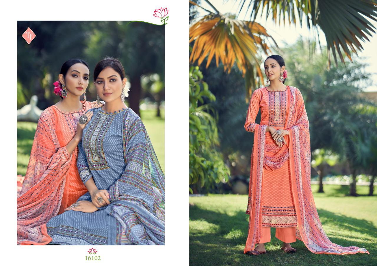 TANISHK AARNA Latest Fancy Casual Wear Pure lawn cambric Digital Designer Print Salwar Suit Collection