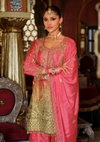Rangeen Gold By Eba Heavy Chinon Printed Readymade Suits Exporters In India