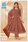 Anarkali Vol 8 By Mcm Cotton Printed Surat Anarkali Kurti Set Wholesale Market
