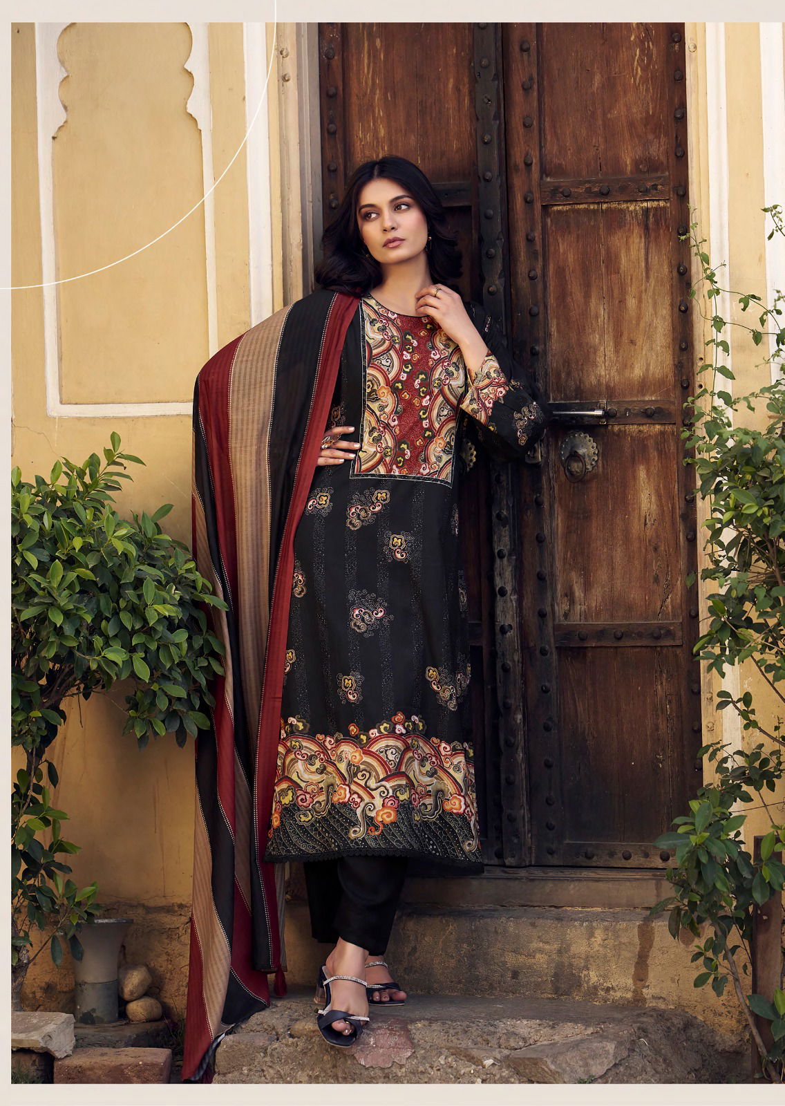 Sol By Sadhana Lawn Cotton Digital Printed Dress Material Exporters In India