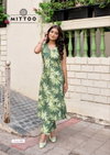 Saffron By Mittoo Rayon Printed Kurti With Bottom Wholesale Online