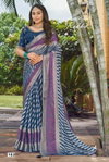 Rekha By Kashvi Moss Brasso Foil Occasion Wear Sarees Exporters In India
