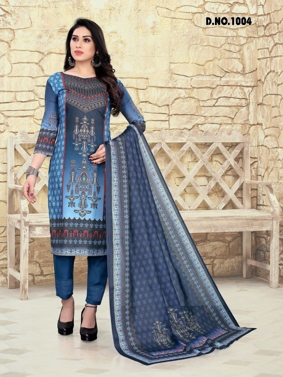Naaz 1 Beautiful Designer Casual Daily Wear Printed Cotton Dress Material Collection
