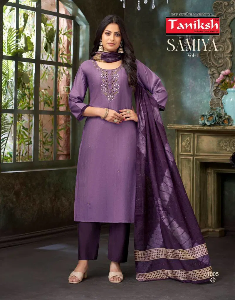 Samiya Vol 1 By Taniksh Vatican Kurti Bottom With Dupatta Wholesale Suppliers In Mumbai