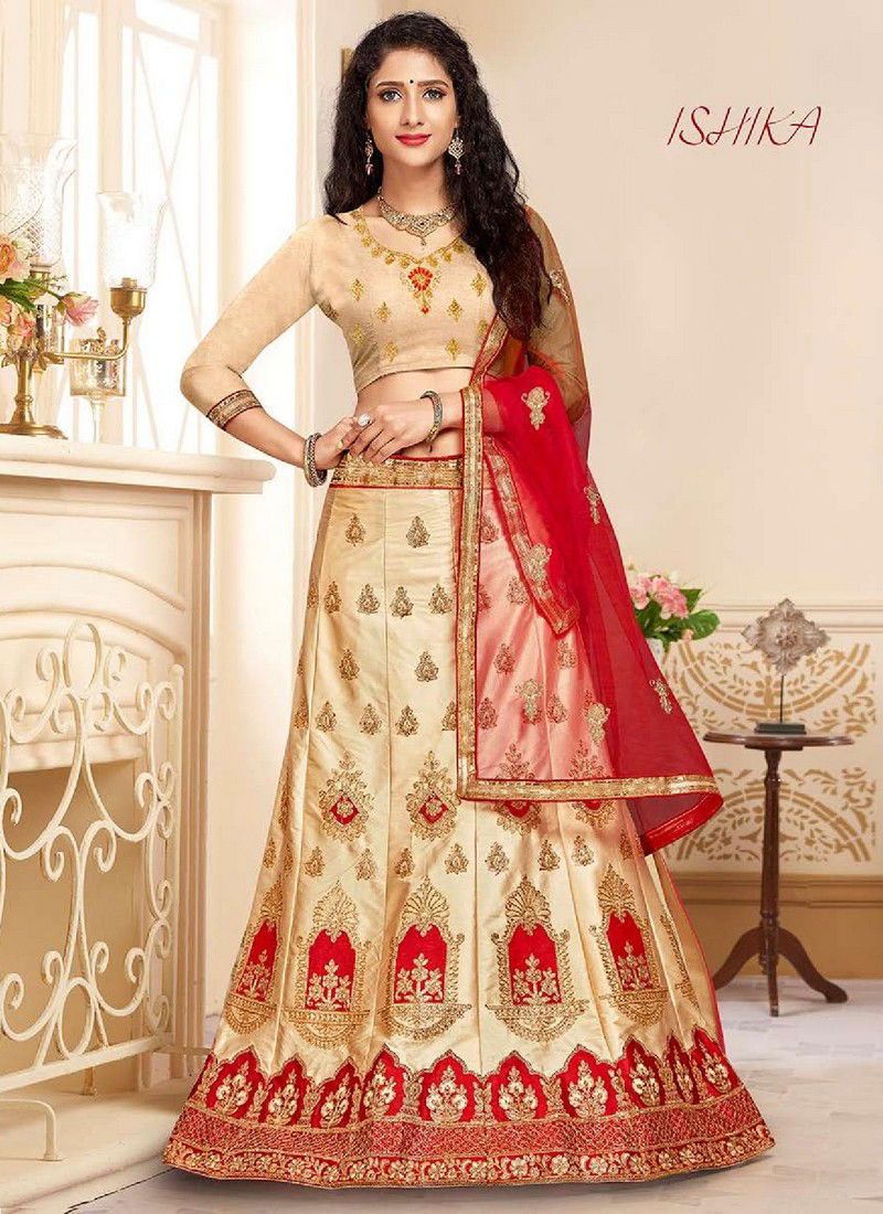 Saanchi Ishika Wedding Designer Bridle Embroidered Silk Lehenga Choli Collection