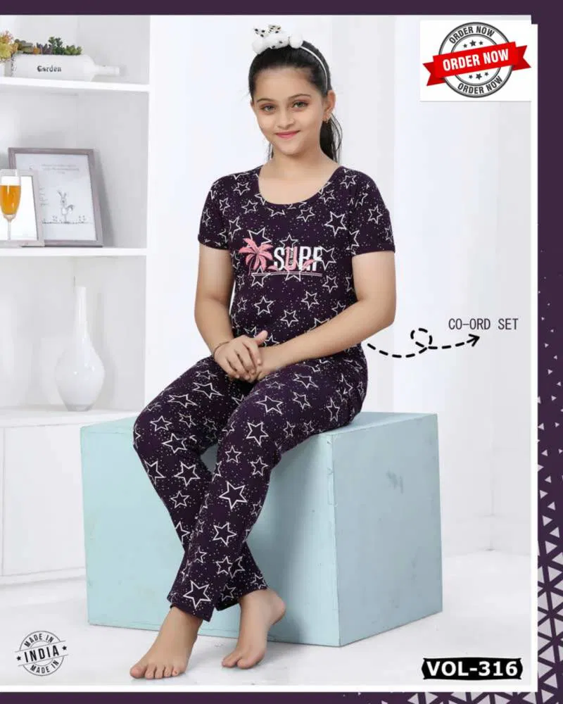 Summer Special Kids Vol Dn 316 Ns Cotton Night Suits Wholesale Suppliers In Mumbai