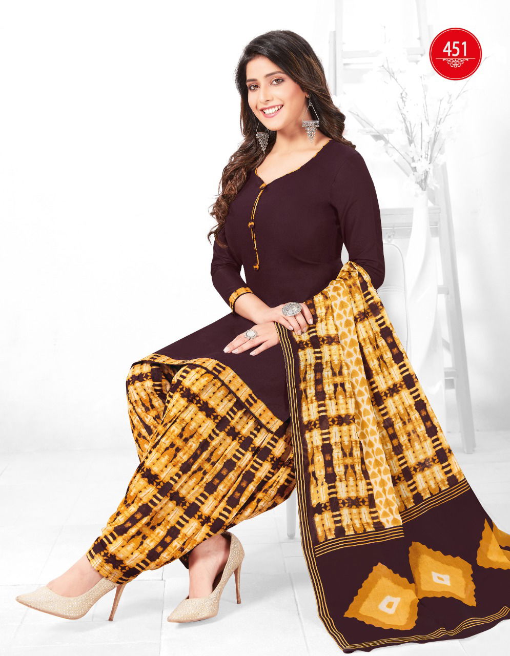 Kuber Geet Patiyala Vol 5 Latest Designer Pure Cotton Printed Dress Material Collection 