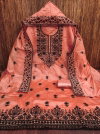 Heavy Chanderi Neck Vol 4 Chanderi Embroidered Dress Material
