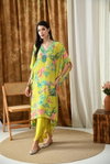 Naisha K 158 Butter Maslin Digital Kaftan With Tulip Online Wholesale