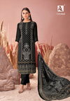 Crystal By Alok Viscose Printed Embroidery Dress Material Wholesale Market In Surat