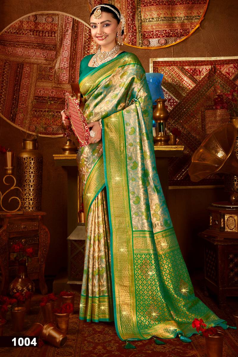 Kanha Silk Saroski Vol 5 By Saroj Beautiful Silk Saree Wholesale Suppliers In Mumbai