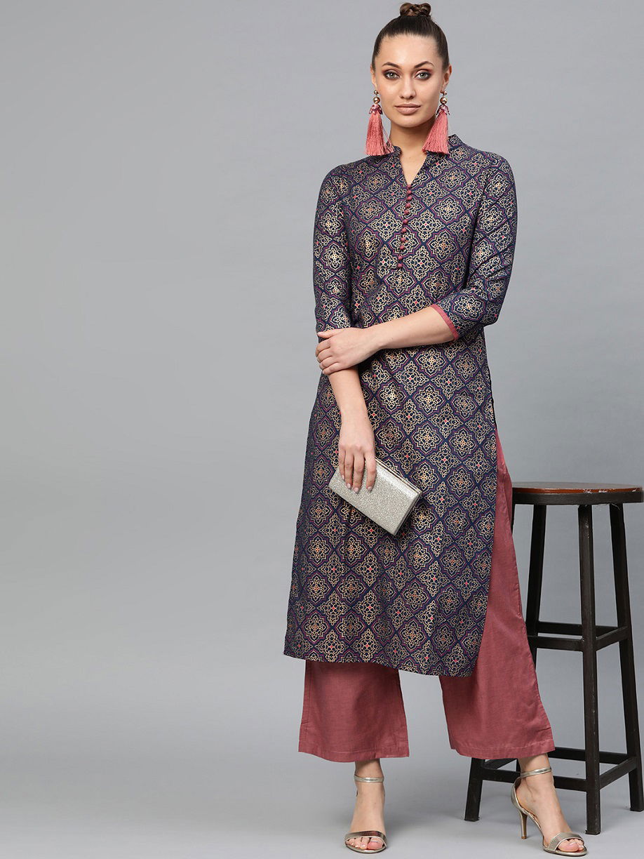 Era Pankh 2 Casual Wear Designer Printed Regular Wear Cotton Kurti With Flex Bottom Collection
