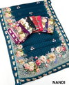 Nandi By Rajyog Georgette Pichwai Printed Ladies Saree Wholesale Market In Surat
