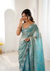 Kc 913 Fendy Satin Silk Cutdana Work Designer Saree Exporters In India