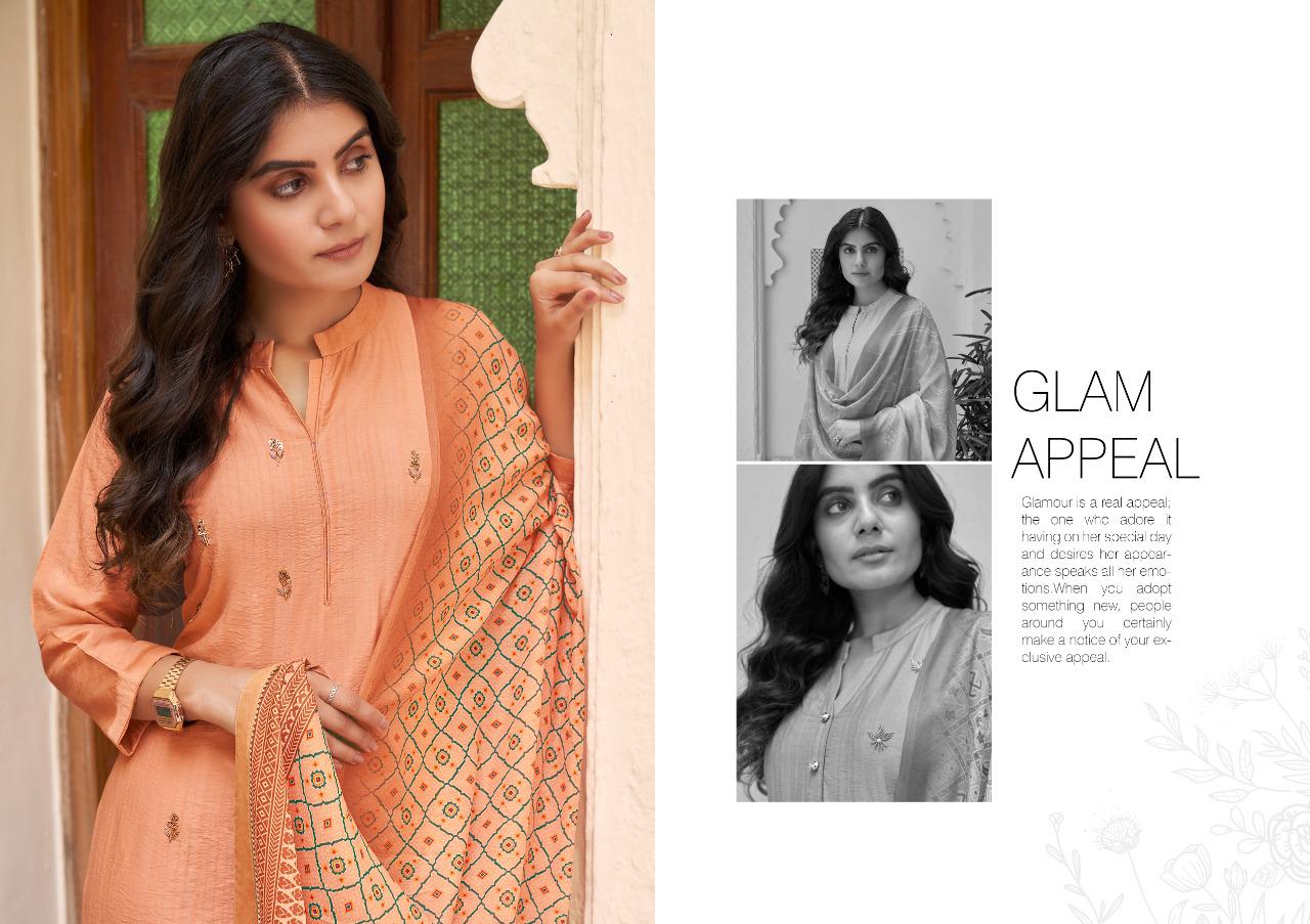 Kalaroop Harrier Exclusive Festive Wear Pure Viscose With Khatli Work Ready Made Collection
