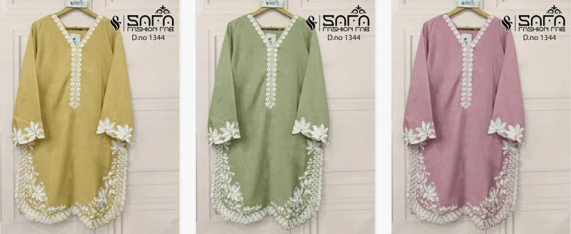 Safa Fashion Fab 1344 Tunic Pakistani Ready Made Suit Bulk Orders In India