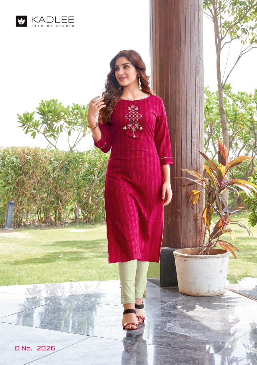 Shalinee Fancy Festive Wear Heavy Designer Pure Cotton Kurti