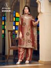 Shagun By Afsana Gabana Beads Work Readymade Salwar Kameez 