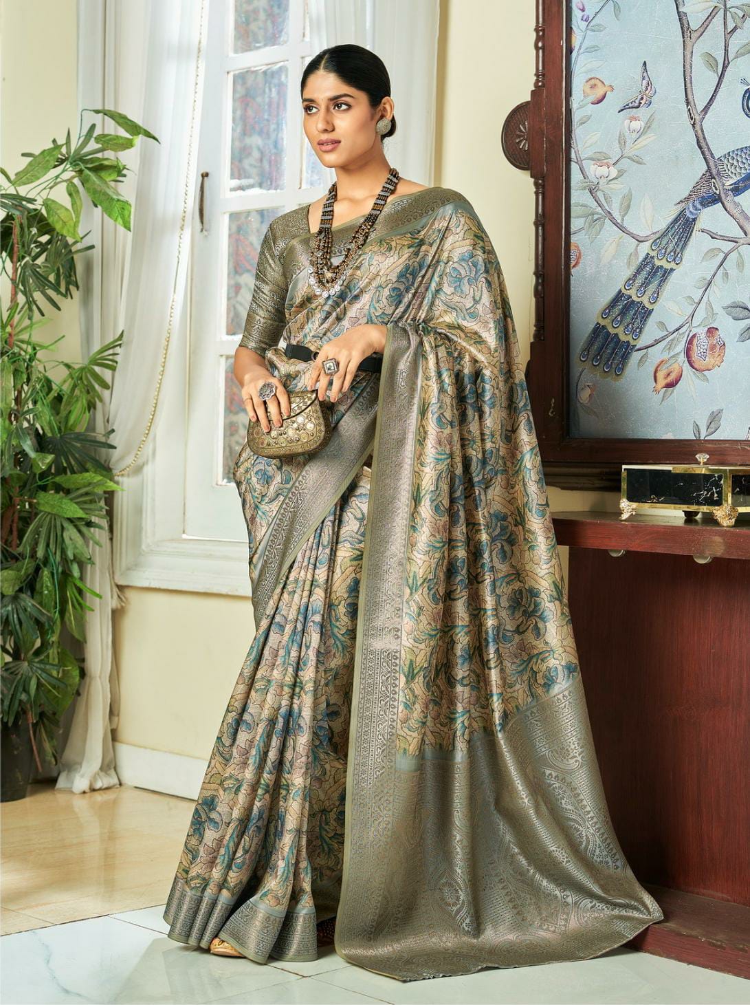 Priya Silk 163001 To 163008 By Rajpath Sattin Silk Saree Wholesale Market In Surat With Price