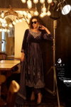 Grey And Gold By Aiqa Viscose Velvet Designer Salwar Suits Orders In India