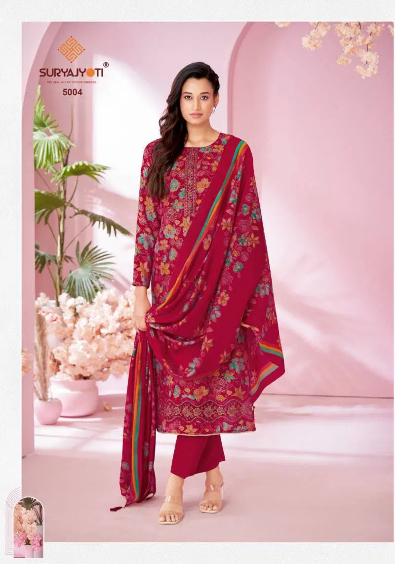 Kanika Vol 5 By Suryajyoti Modal Printed Dress Material Online Wholesale