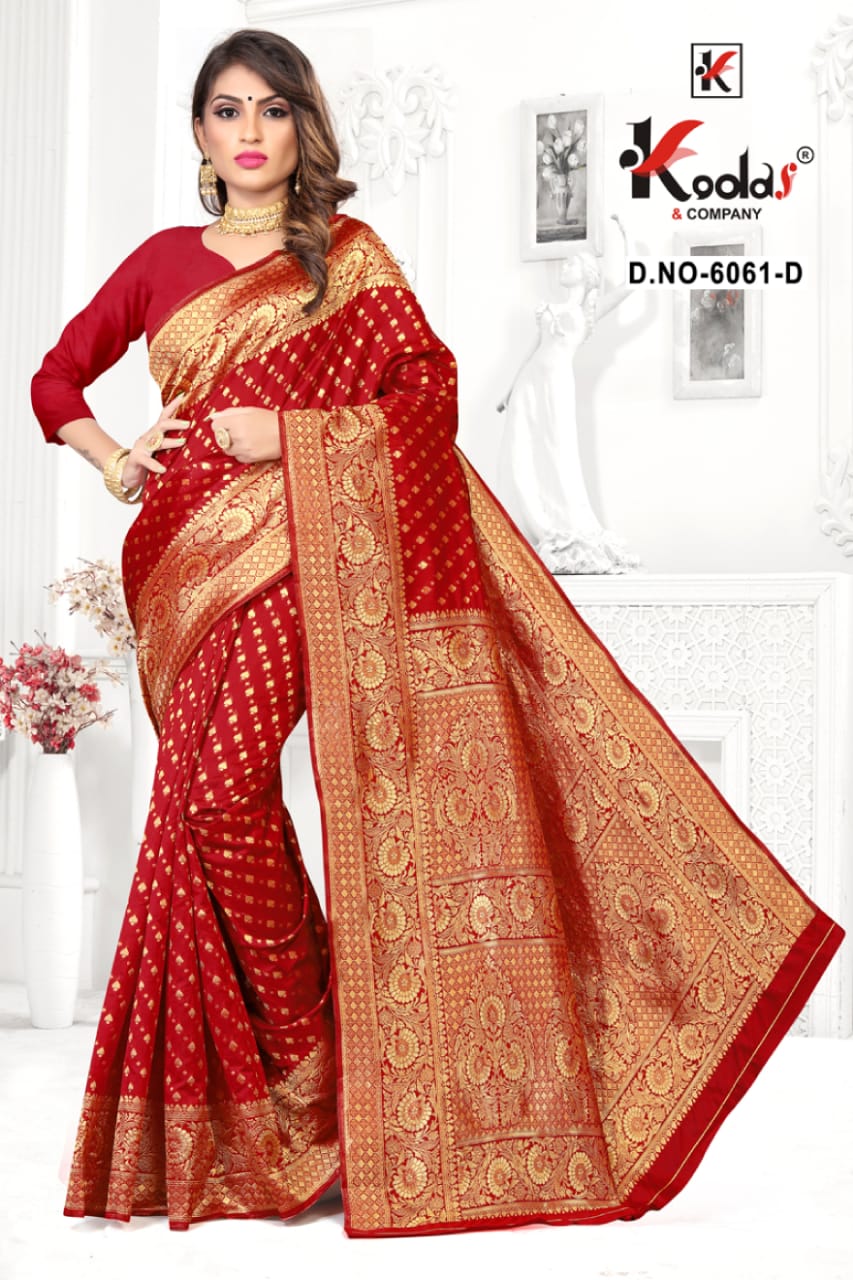 Skoda 6061 Latest Fancy Designer Silk Festive Wear Heavy Saree Collection
