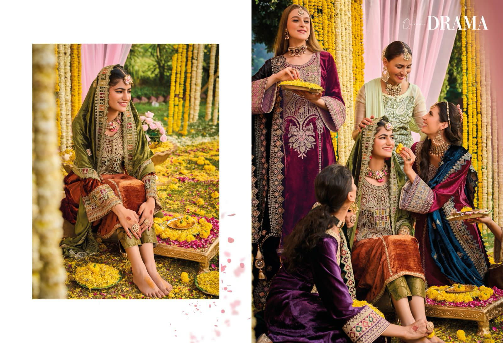 Kuch Khaas Vol 9 Heavy Viscose Velvet Designer Salwar Suits