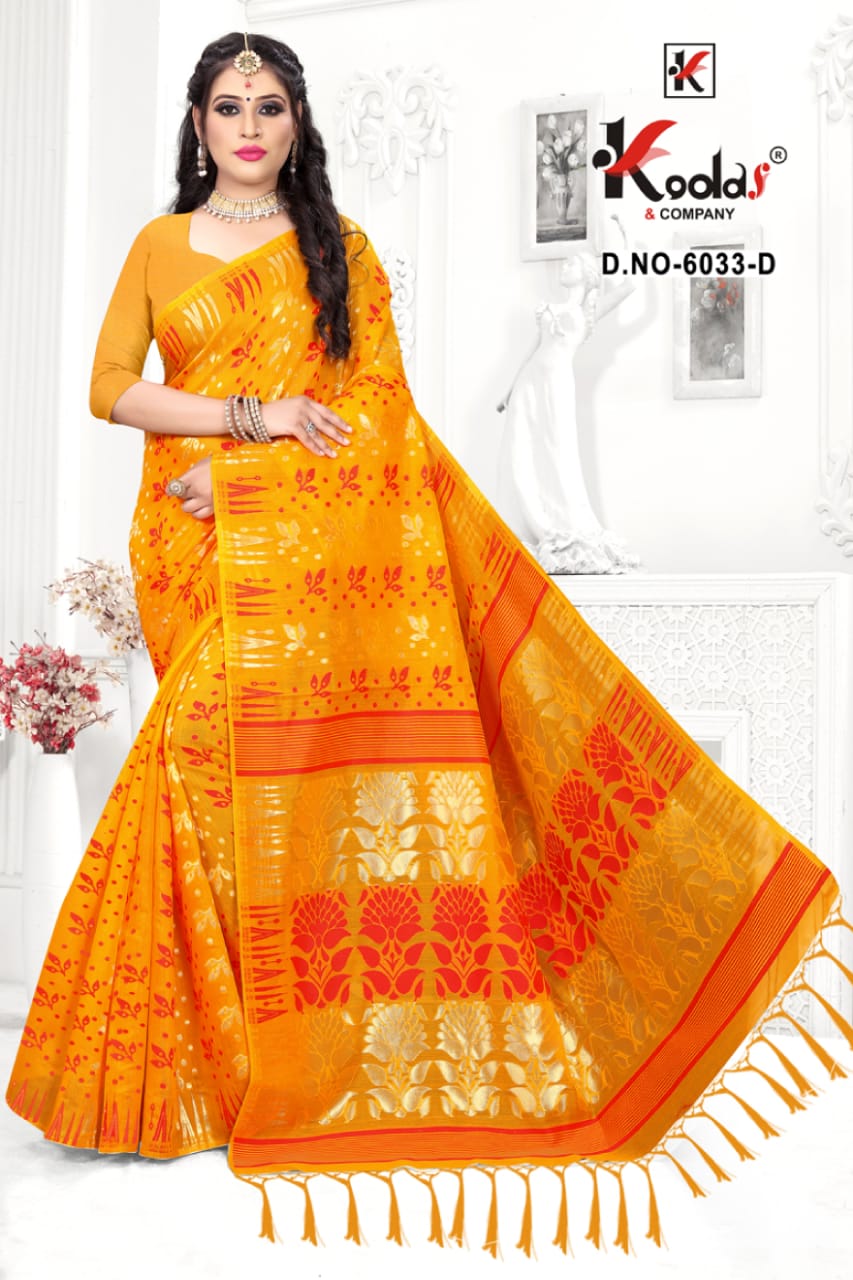 Mahek 6033 Silk Fancy Latest Designer Festive Wear Stylish Saree Collection
