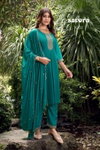 At Savera Blooming Vichitra Fancy Kurti With Bottom Dupatta Set Wholesalers In Delhi