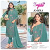 Amyra Vol 1 by Sajida Georgette Embroidery Pakistani Suits Wholesalers In Surat