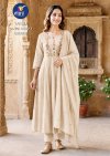 Saisha By Vitara Mul Chiffon Katha Kurtis Set Size Combo 