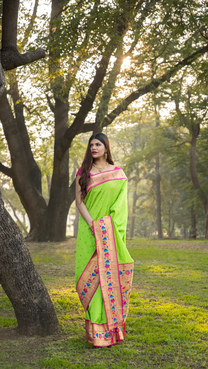 Rajyog Pathani Latest Collection fancy Festive Wear Heavy Soft Silk Saree 
