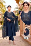 Bandhan Vol 1 Vertican Silk Sequence Work Kurti Set