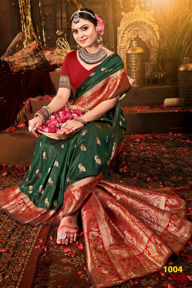 Rangkesari Silk Vol 2 By Saroj Traditional Wear Fancy Silk Saree Wholesale In India