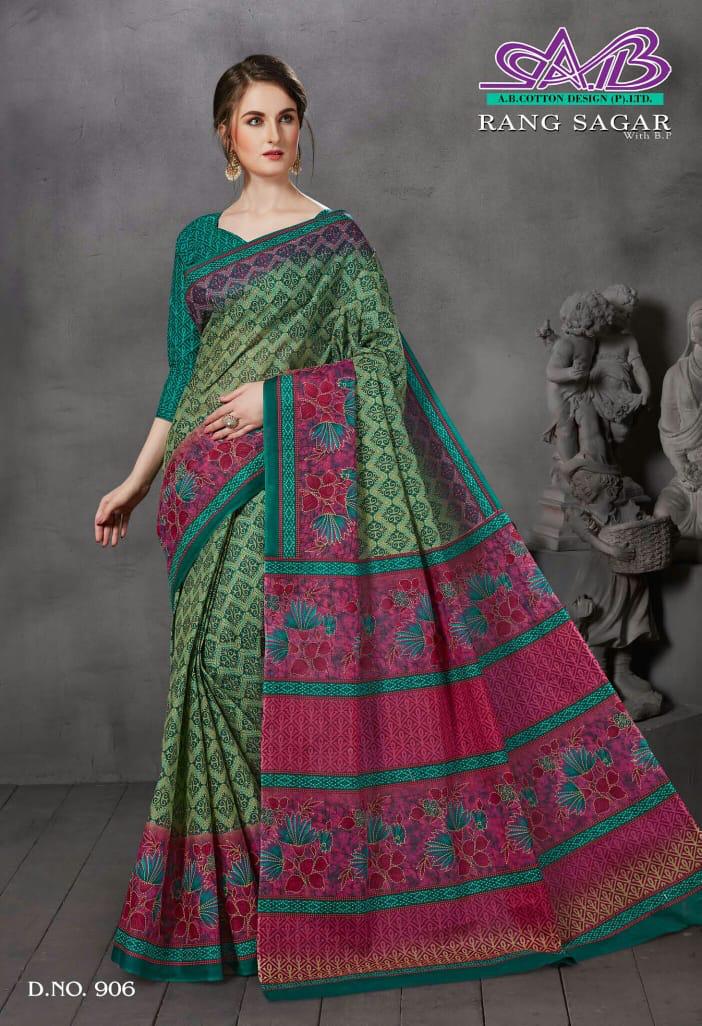 Ab Rang Sagar Latest Designer Cotton Printed Saree Collection 