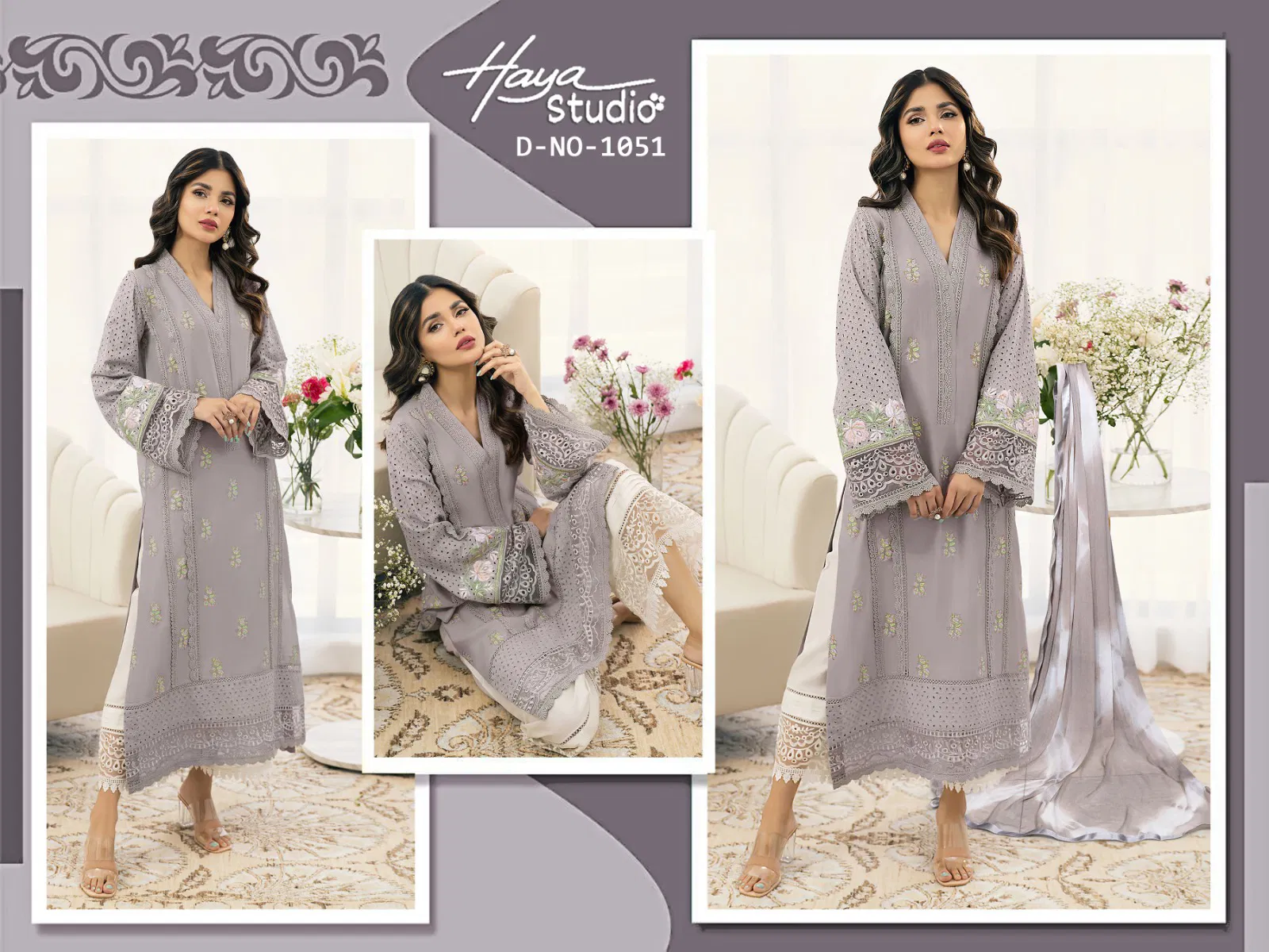 Haya Studio 1051 Georgette Readymade Suits Catalog