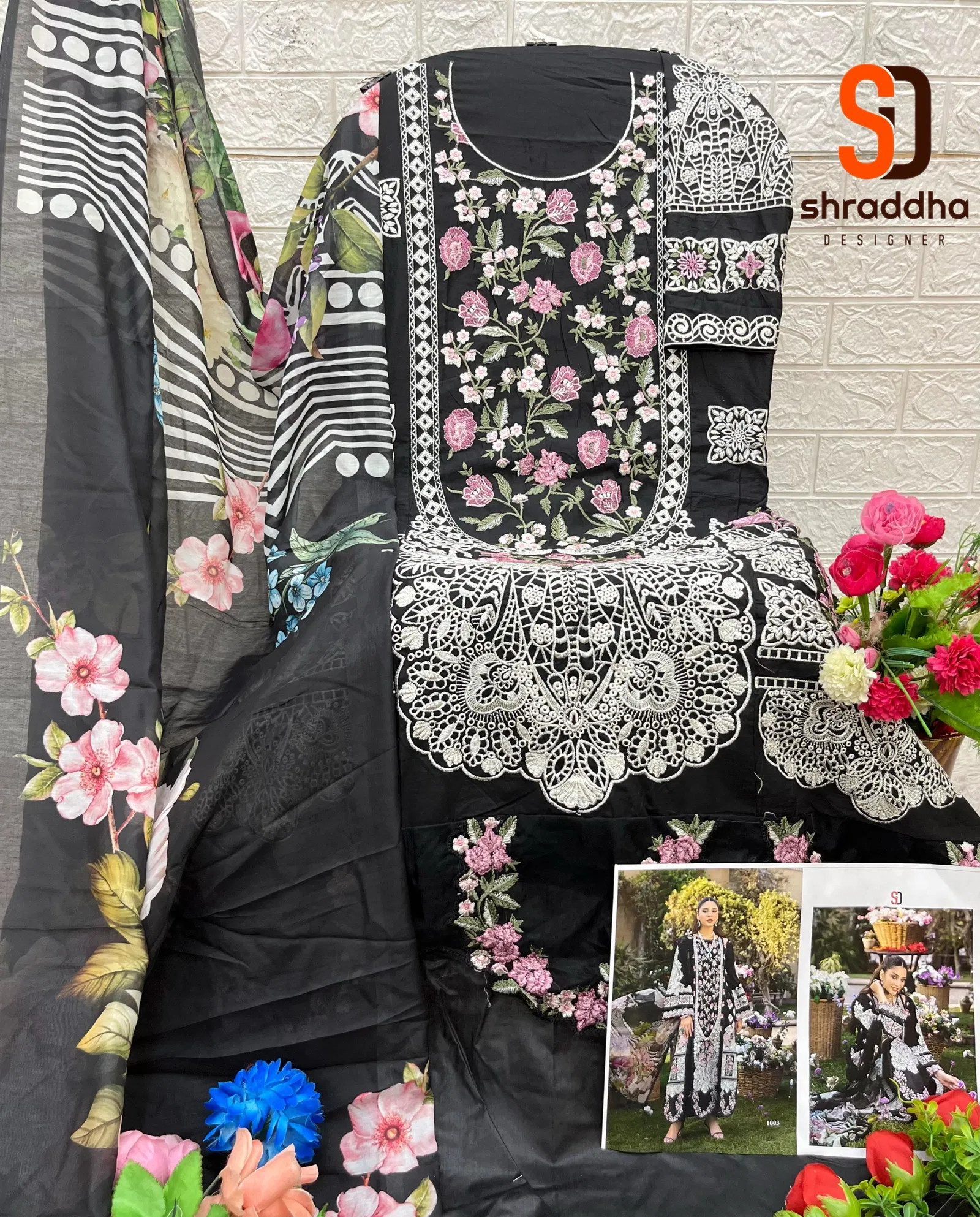 Elaf Vol 1 By Shraddha Pure Cotton Pakistani Suits Exporters In India
