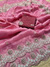 Vt 812 T Gold Crush Embroidery Worked Designer Saree Online Wholesale