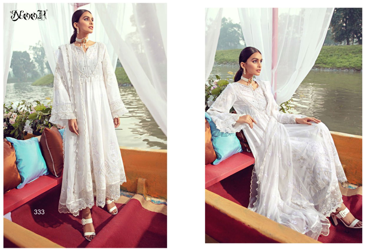 Noor Motifz Latest Fancy Designer Festive Wear Pure Cotton Pakistani Salwar Kameez Collection
