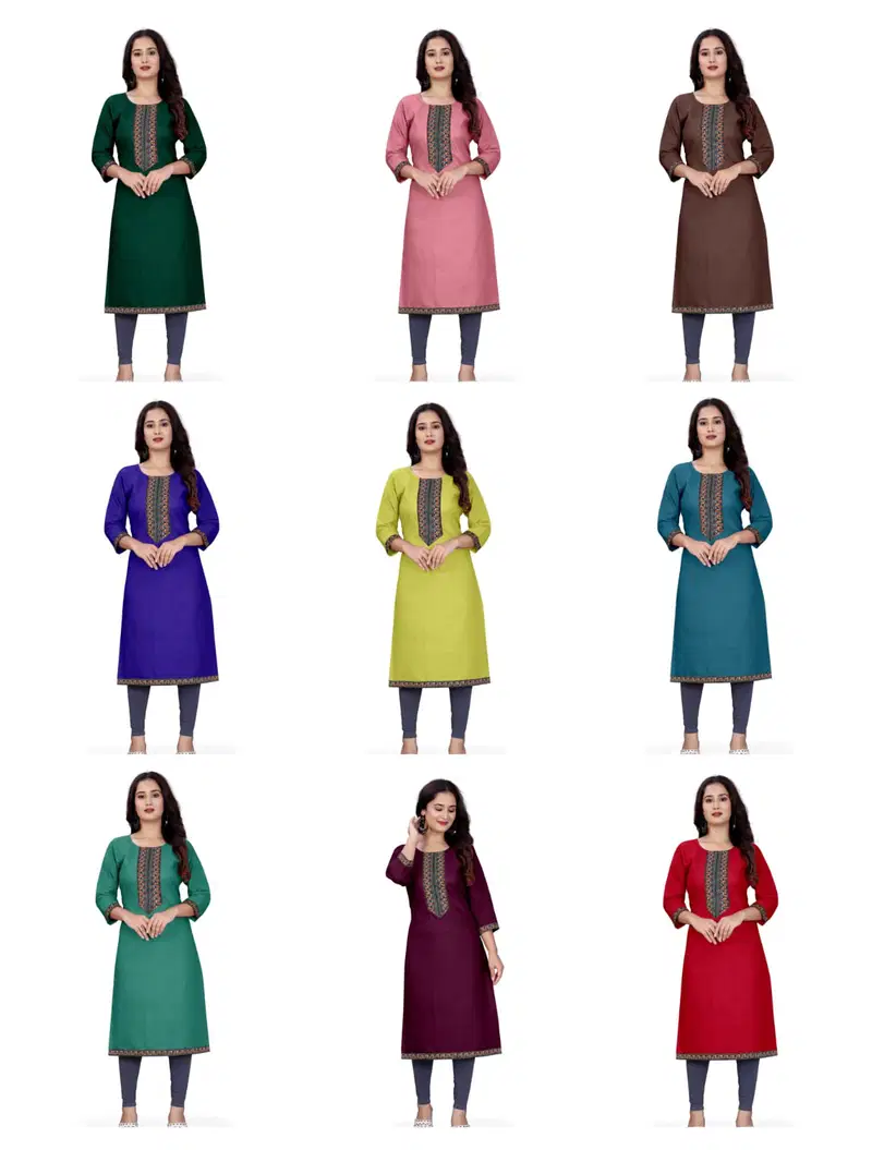BS 42 Krishi Daily Wear Cotton Digital Printed Kurtis Suppliers In India
