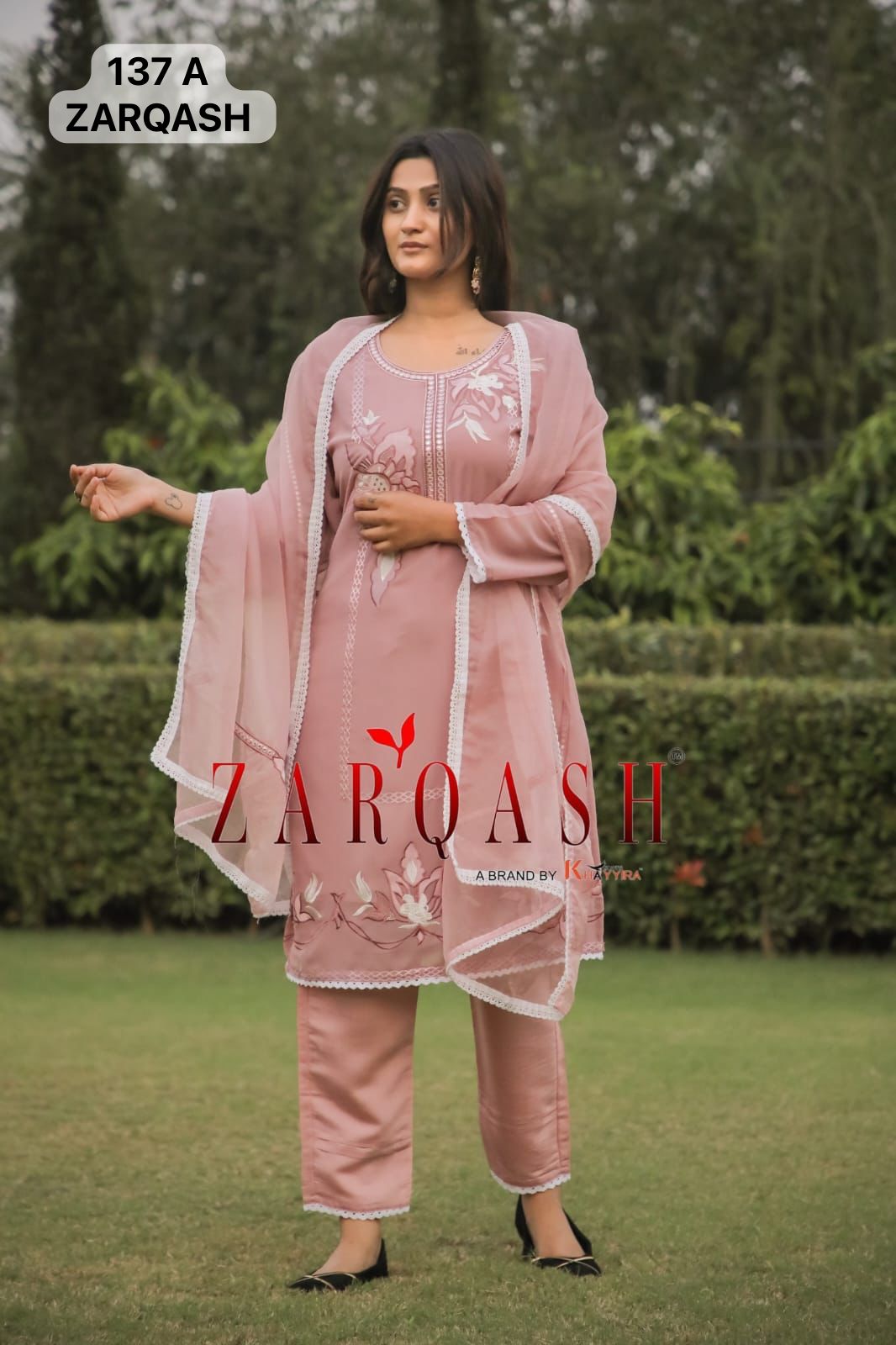 Zarqash Z 137 Series Pakistani Salwar Suit Wholesale Market in Surat with Price