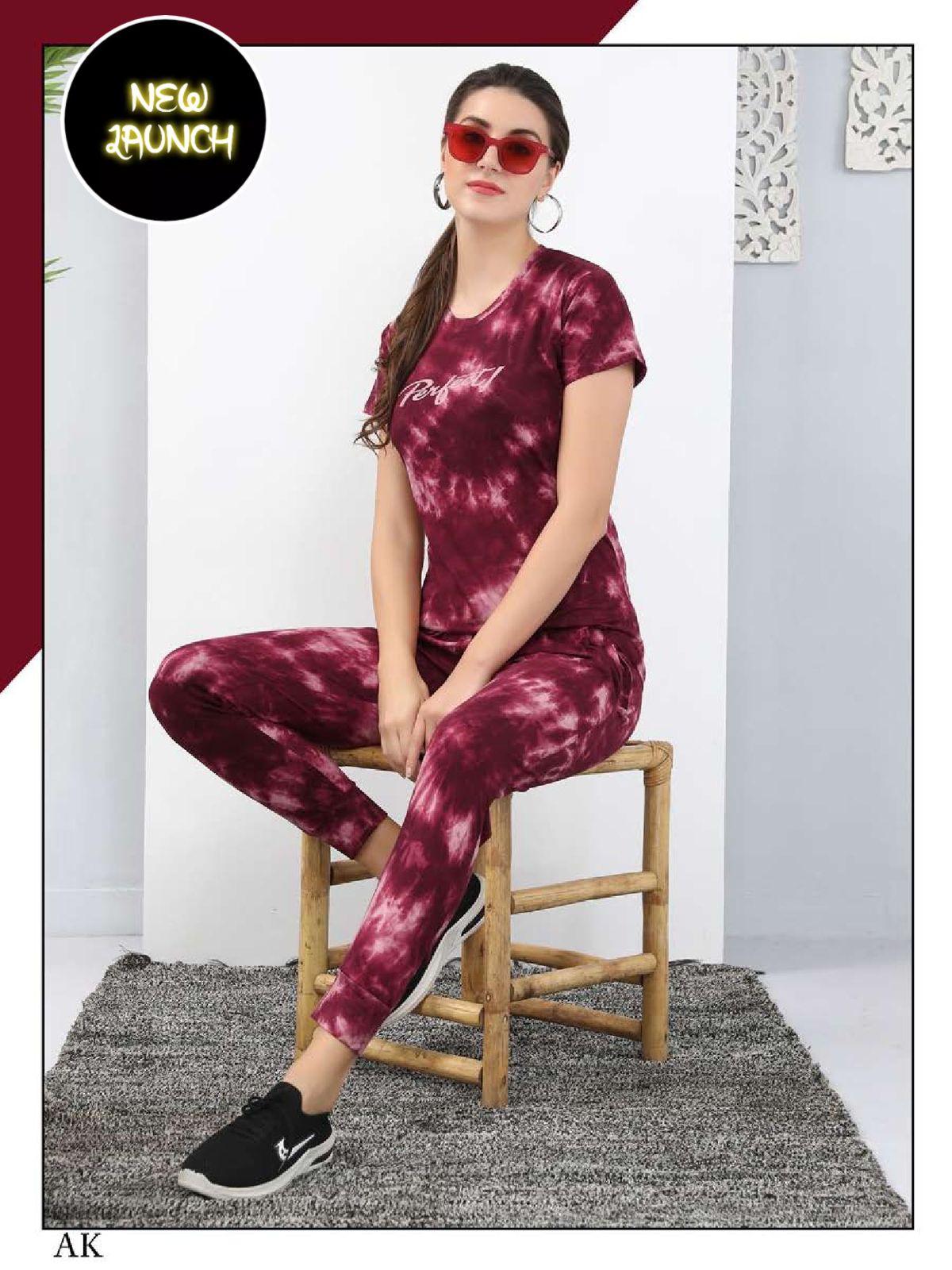 Summer Special Vol D308 Tie Die Printed Night Suit Collection
