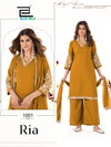Ria By Blue Hills Rayon Wholesale Kurti With Bottom Dupatta Suppliers In India
