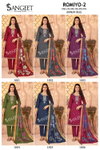 Romiyo 2 By Sangeet Roman Silk Wholesale Kurti With Bottom Dupatta In India