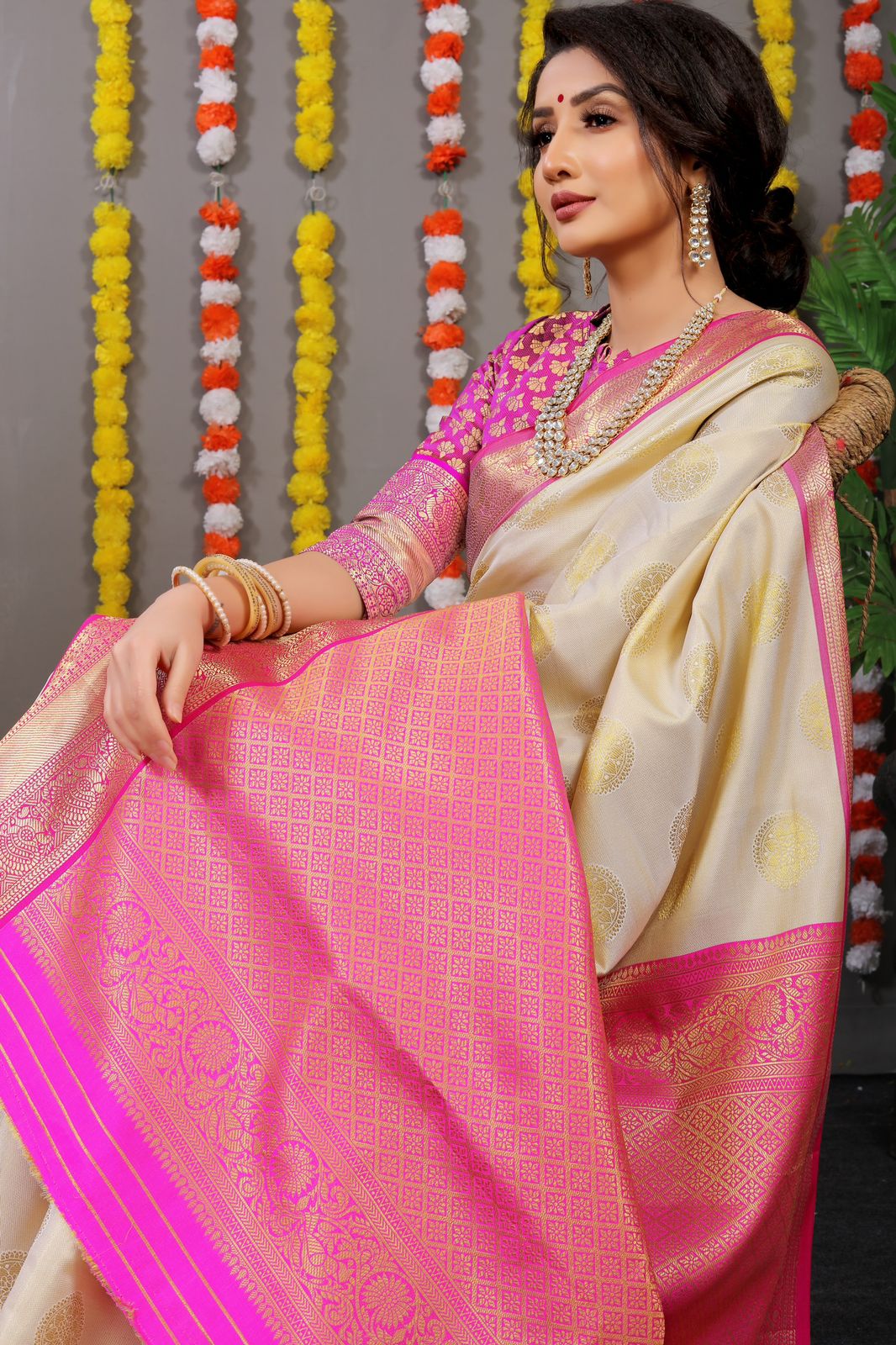 MS New Gola Tissue Kanchipuram Silk Designer Sarees Catalog