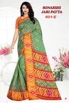 Sonakshi Jari Patta 601 Fancy Regular Wear Cotton Printed Designer Saree Collection