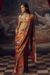 Sf Flora C Party Wear Satin Silk Saree Wholesale Online