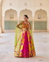 Qayaamat By Sayuri Stylist  Indo Western Lehenga Choli Wholesale Online
