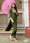 Silver Stone By Kadlee Rayon Kurti With Bottom Wholesale Market In Surat